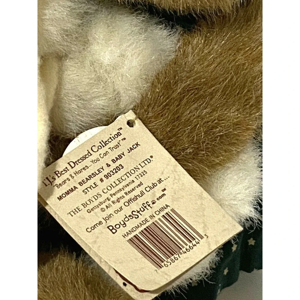 Boyds‎ Bears Momma Bearsley Baby Jack 11